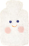 VERVEIO Plush Hot Water Bottle with Soft Cover, 1L Reusable Hot Water Bag