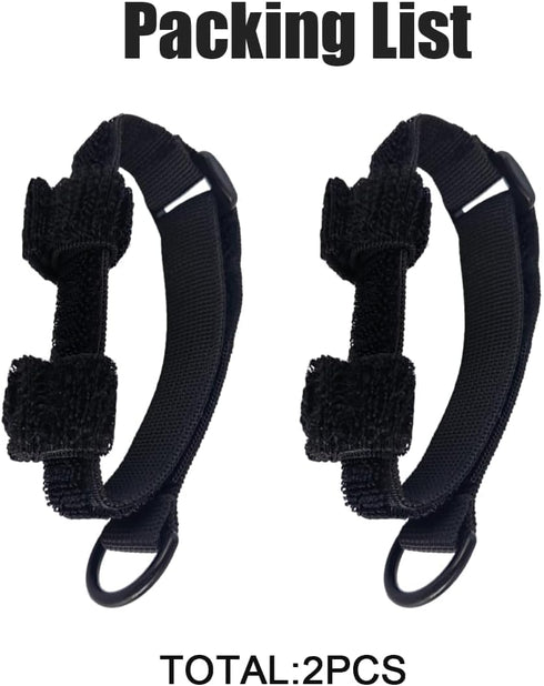 Toeloioh 2PCS (2) Adjustable Holding Cutlery Makes Ideal Grip Aid for Holds Utensils Tools,Spoon Fork Universal Cuff