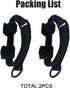 Toeloioh 2PCS (2) Adjustable Holding Cutlery Makes Ideal Grip Aid for Holds Utensils Tools,Spoon Fork Universal Cuff