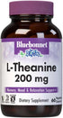 Bluebonnet Nutrition L-Theanine 200mg, 60 Vegetable Capsules - Promotes Relaxation, Vegan