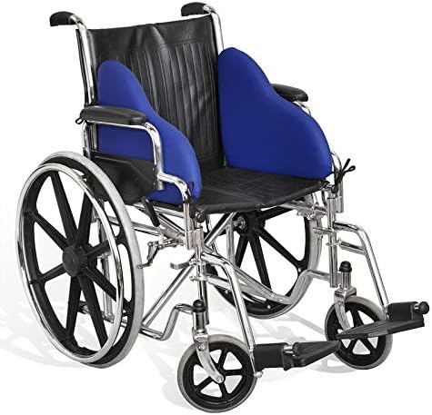 NYOrtho Wheelchair Lateral Support - L-Shape Padded Lateral Support Cushion with High-Performance Stretch Fabric Cover