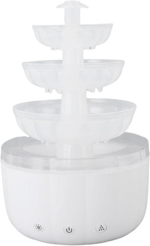 Jeffergarden Fountain Diffuser Humidifier, Quiet Aromatherapy with 500ml Capacity for Living Room and