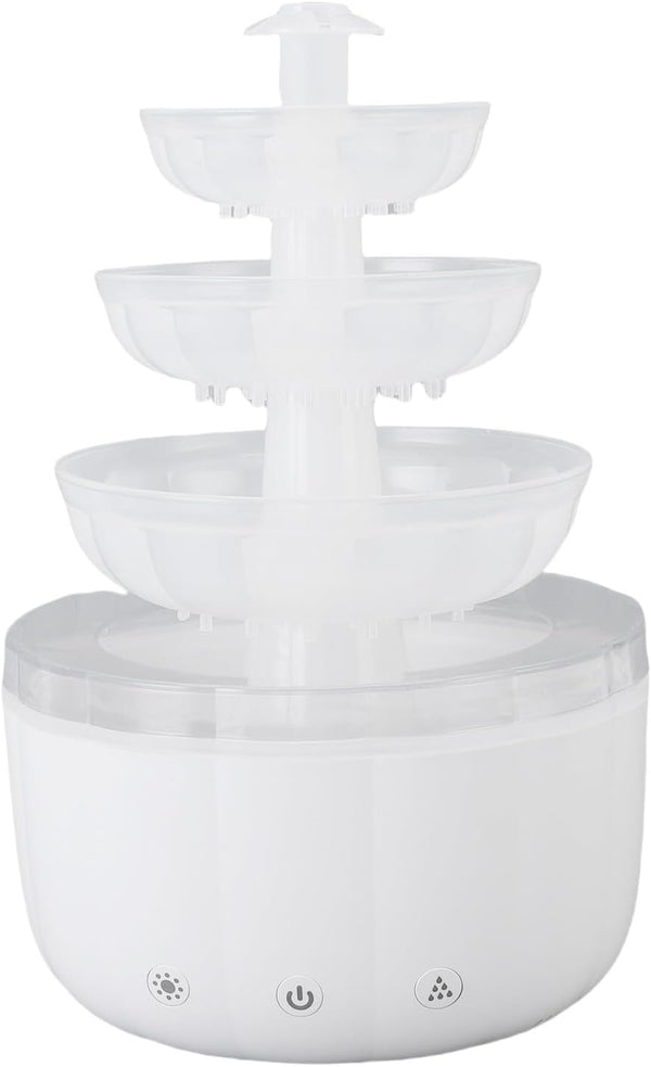 Jeffergarden Fountain Diffuser Humidifier, Quiet Aromatherapy with 500ml Capacity for Living Room and