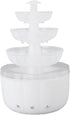 Jeffergarden Fountain Diffuser Humidifier, Quiet Aromatherapy with 500ml Capacity for Living Room and