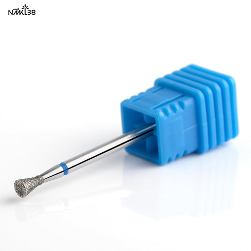 NMKL38 Tapered Diamond Nail Drill Bit - Professional Cuticle Remove Tools for Manicure Pedicure