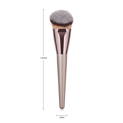 VVS Professional Makeup Brush Set, Premium Synthetic Kabuki Foundation Brush, Blending Powder Applicator (Gold 1)