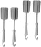 Hemoton Bottle Sponge Brush, 4pcs Long Handle Cup Cleaning Brush for Wine Glasses and Bottles