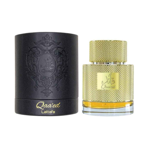 Lattafa Perfumes Qaa'ed Eau de Parfum Spray for Unisex, 3.4 Ounce