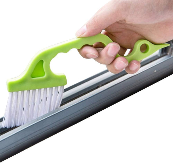 Trycooling Hand-held Groove Gap Cleaning Tools - Kitchen Cleaning Brushes (Random Color-Blue, Green, Pink)
