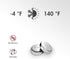 Tenergy CR927 3V Lithium Button Cell Battery for Watches, Temperature Sensors, Smart Water Bottles, Remote Controllers