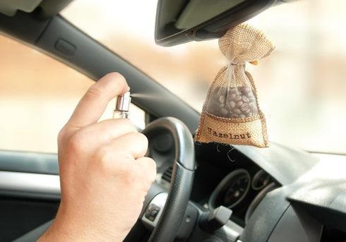 Sakura Mild Hazelnut Coffee Air Freshener Beans | Scent Refill Spray Bottle with 100% Colombia Coffee Scent