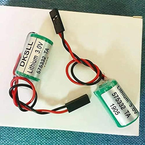 KUAN MAI 2 Pack 3V 575332TA 575332 6FC5247-0AA18-0AA0 1200mAh 810D 840D TA PLC Battery for Siemens PLC