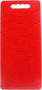 MZD 50cm Long Plastic Rectangle Washboard for Washing Clothes (Red)