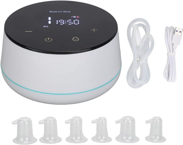 ZJchao Nipple Corrector, Portable Nipple Pump Electric Inverted Nipple Puller Rechargeable LED