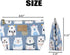 Hunger Polar Bear in Snow Makeup Cosmetic Tote Bag Carry Case (P1141705)