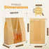 HEDENELIO 100 Pack 13.7"x8.3"x3.5" 100 UPGRADED THICKEST Brown Paper Bread Bags for Homemade Bread Large Sourdough