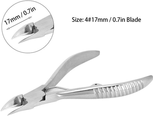 Nail Nipper and Trimmer - Stainless Steel Cuticle Nipper for Manicure and Pedicure Care Tool