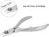 Nail Nipper and Trimmer - Stainless Steel Cuticle Nipper for Manicure and Pedicure Care Tool