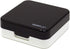 Honbay Fashion Travel Contact Lens Case Kit, Mini Contact Lens Box with Mirror (Black)