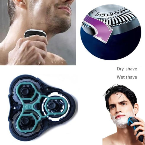 Rq11 Replacement Head for Philips Norelco Sensotouch, Compatible with Philips Shaver 1100 Series RQ11 Head