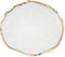 Nail Art Palette Resin, Mixed Color Nail Painting Display Board with Gilded Edge for Makeup (White)