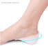 Invisible Height Increase Elevators Heels Cushion Insole, Heal Dry Cracked Heels & Protector, White, 2 cm