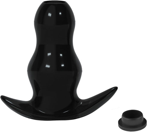 Men's Hollow Anal Plug Toy Anchor Base Enema Device with Plug Soft