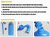 Colostomy Bag Cleaning Tool, Stoma Bags Plastic Cleaning Bottle for All Ostomy Bags, Permanent Use (3PCS PZ)