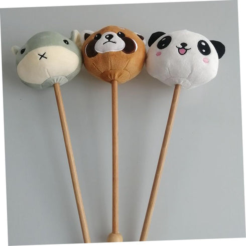 HAKIDZEL 5pcs Hammers Plush Cartoon Massage Soft Material Stress Relief Massage Sticks for Muscle Relaxation Home