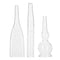 Nikou Vacuum Glass Tube - 3Pcs Glass Pipes Kit for Removal Face Cleanser Beauty Machine Accessories