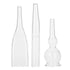 Nikou Vacuum Glass Tube - 3Pcs Glass Pipes Kit for Removal Face Cleanser Beauty Machine Accessories
