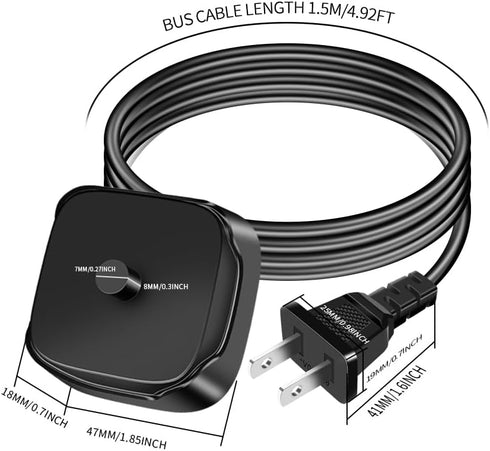 KOPBTBOY Charger for AquaSonic Electric Toothbrush, Replacement Charger Base for Aqua Sonic Black/Vibe Series Electric