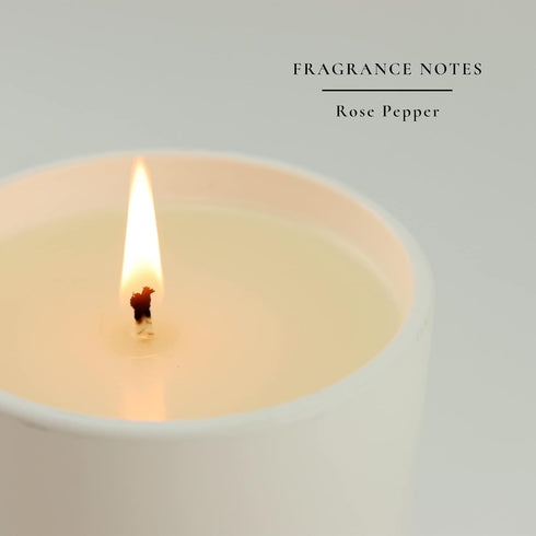 Sacred + Divine 333 80 "Support Scented Intention Candle, Rose Pepper, Angel Number Manifestation Candle, Soy Coconut