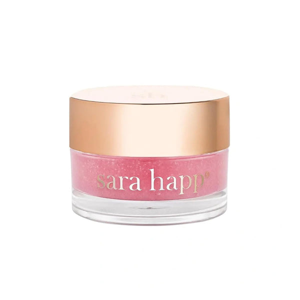 Sara Happ The Lip Scrub: Pink Grapefruit Sugar Scrub for Dry Lips - Gently Exfoliate, Polish, Revitalize Lips with