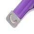 Yueton Color Coated Stainless Steel False Nail Tip Clipper, Cutter Trimmer Manicure Pedicure Nail Art Tool (Deep Purple)