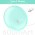 wobsion 10X Magnifying Tabletop Mirror, 4 Inch Round Glass and ABS