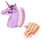 Unicorn Makeup Brush for Nail Art - Powder Foundation, Blush, Contour, Rainbow Horse Big Brush for Face & Hands