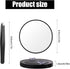 Stainless Steel Tweezers 10X Magnifying Mirror Kit Tools For Man Women Facial Hair Eyebrow Chin(2 Pcs,Black).