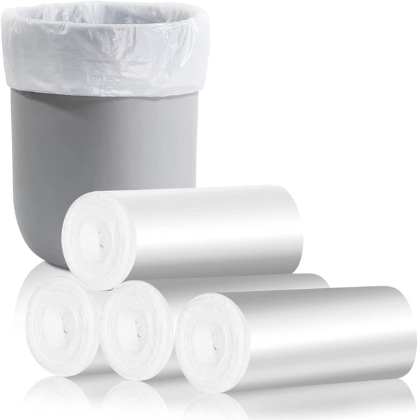 Charmount Small Trash Bags, 180 Counts, 4 Gallon Garbage Bags for Bathroom, Kitchen, Office, and Bedroom