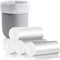 Charmount Small Trash Bags, 180 Counts, 4 Gallon Garbage Bags for Bathroom, Kitchen, Office, and Bedroom