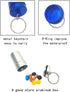 FAYALA Aluminum Waterproof Pill Case Bottle, 2 Packs Large Pill Box for Medicine, Metal Keychain Holder for Travel