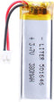 3.7V Lipo Battery 380mAh, Rechargeable Lithium Ion Polymer Battery 501646 with JST Connector