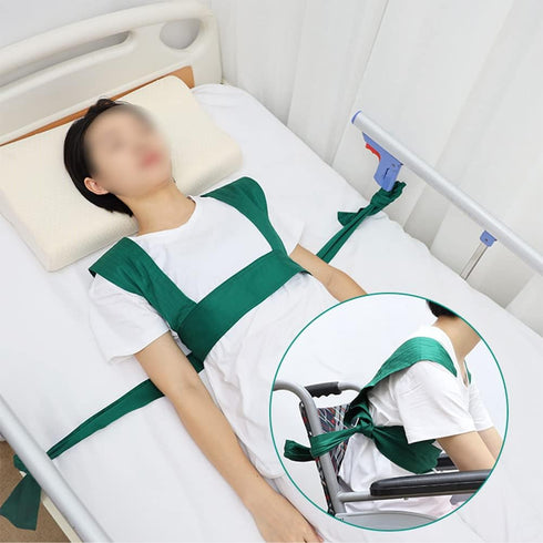 PENINSULA LOVE Vest Restraint Suit for Bed or Wheelchair Elderly Bed Restraint Strap Anti-Fall
