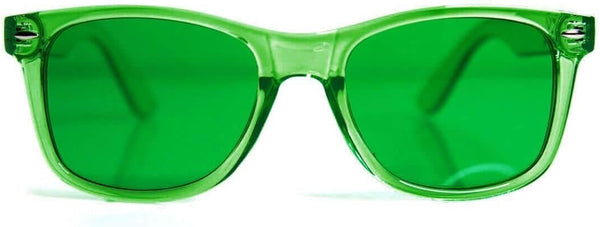 GloFX Green Color Therapy Glasses, Light Therapy Migraine Relief Lenses
