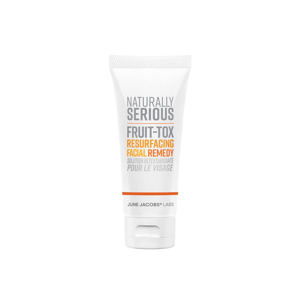 Naturally Serious Fruit-Tox Natural Resurfacing Facial Remedy, Vegan Exfoliator, Brightening Treatment, Cruelty-Free