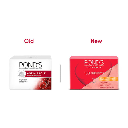 Pond's Age Miracle Whip for a Youthful Glow - With Retinol-C & Hydrolyzed Milk Protein, 35g (1.23 Ounce)