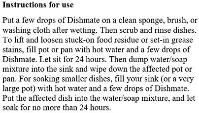 Earth Friendly Products Dishmate, Natural Almond, 25 Ounce - Pack of 3 Dishwashing Liquid