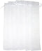 50PCS Drawstring Organza Folding Hand Fan Pouch Party Wedding Favor Bags (White)