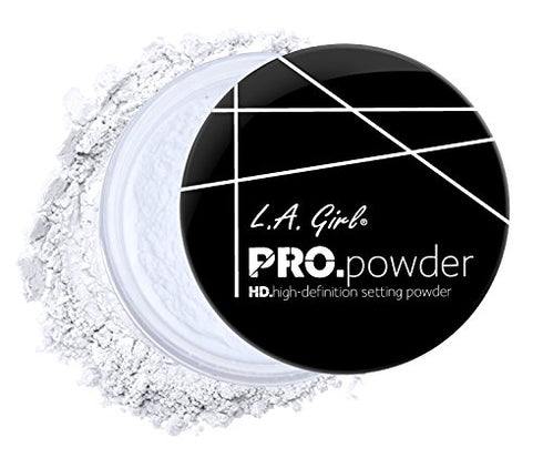 L.A. Girl Pro Powder High Definition Setting Powder, Translucent Pack, Matte Finish, Clear, 3 Count