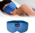 Bluetooth Sleep Headphones Eye Mask, Soft Headband with Wireless Earbuds for Travel Meditation, Blackout Sleep Mask